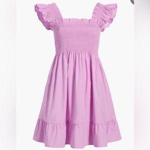 Hill house Elizabeth dress in lilac sky